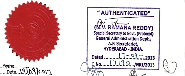 hrd attestation in Andhra pradesh