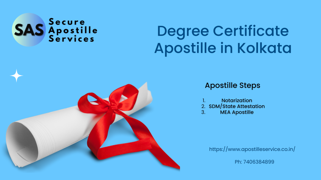 Degree certificate apostille in kolkata