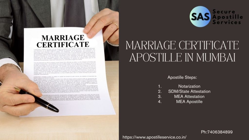 Marriage Certificate Apostille in Mumbai