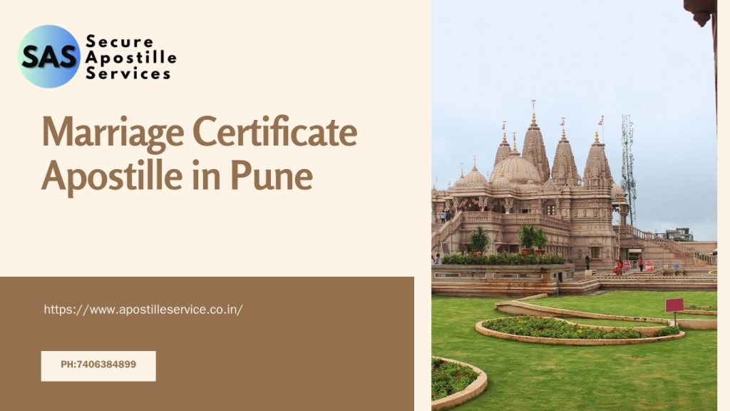 Marriage Certificate Apostille in Pune