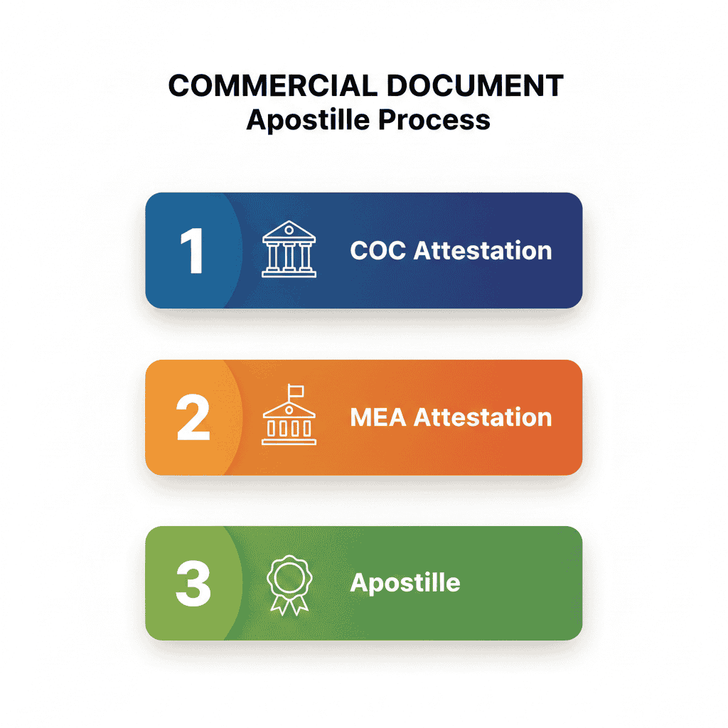 commercial document apostille process